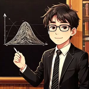 professor apresentando gráfico