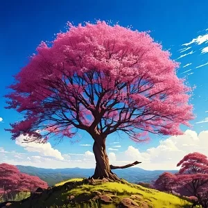 árvore de ipê rosa