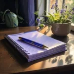 caderno de anotações